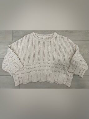 Altar’d State Oversized Cropped Knit Sweater
